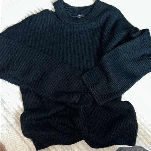 Rails Women's Black Crewneck Sweater - Picture 1 of 4